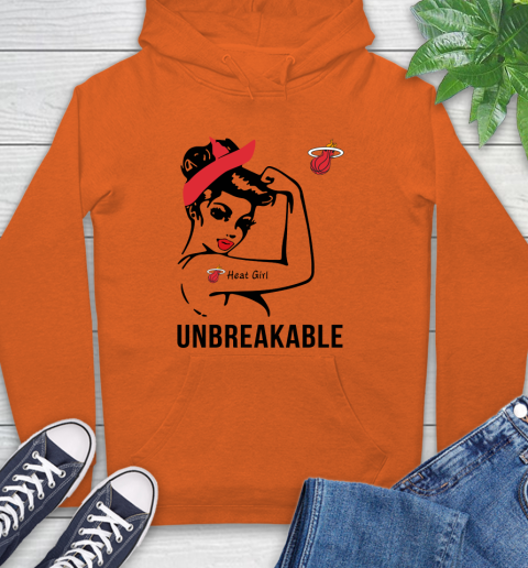 NBA Miami Heat Girl Unbreakable Basketball Sports Hoodie 3