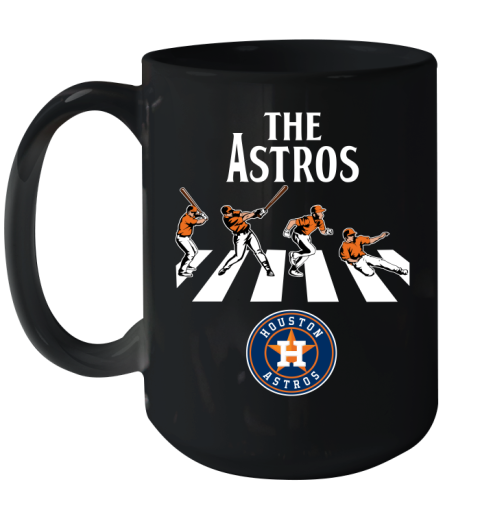 MLB Baseball Houston Astros The Beatles Rock Band Shirt Ceramic Mug 15oz