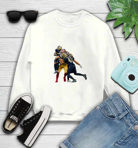 Sprint Football San Francisco 49ers And New Orleans Saints Shirts 26