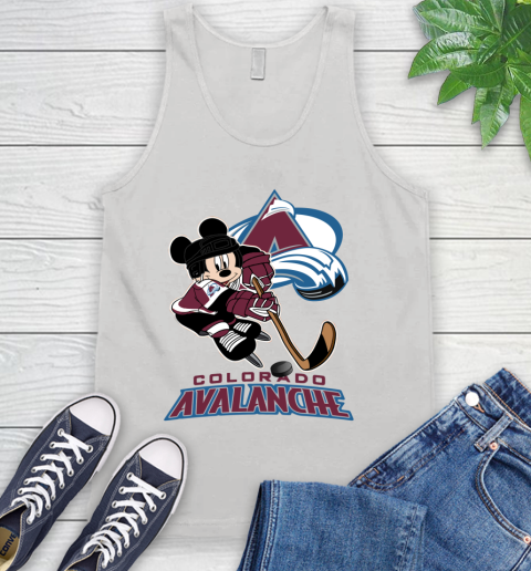 NHL Colorado Avalanche Mickey Mouse Disney Hockey T Shirt Tank Top