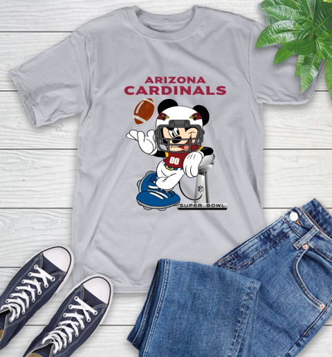 NFL Arizona Cardinals Mickey Mouse Disney Super Bowl Football T Shirt T-Shirt 18