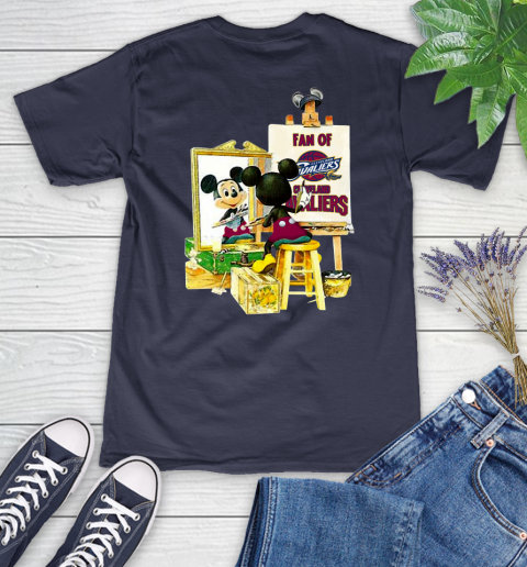 NBA Basketball Cleveland Cavaliers Mickey Drawing Shirt 81