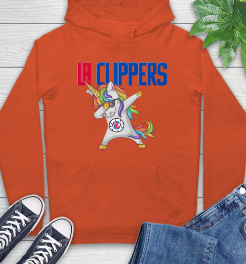 LA Clippers NBA Basketball Funny Unicorn Dabbing Sports Hoodie 5