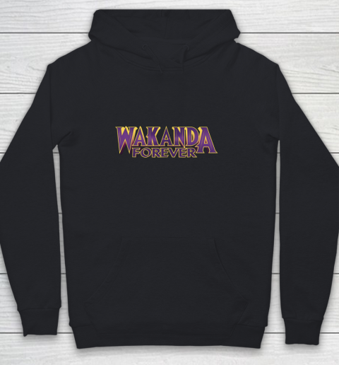 Marvel Black Panther Wakanda Forever Bold Graphic Youth Hoodie