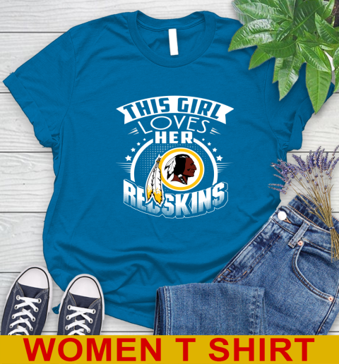 Washington Redskins NFL Football This Girl Loves Her Team 92