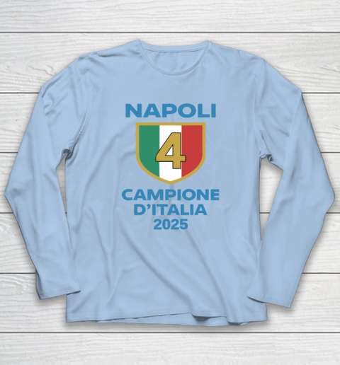 Napoli Campione D'Italia 2025 Long Sleeve T-Shirt 5