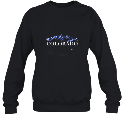 Colorado Rocky Mountain Shirt Baseball Player Design Sweatshirt