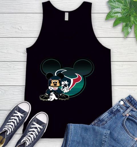 NFL Houston Texans Mickey Mouse Disney Football T Shirt Tank Top 2