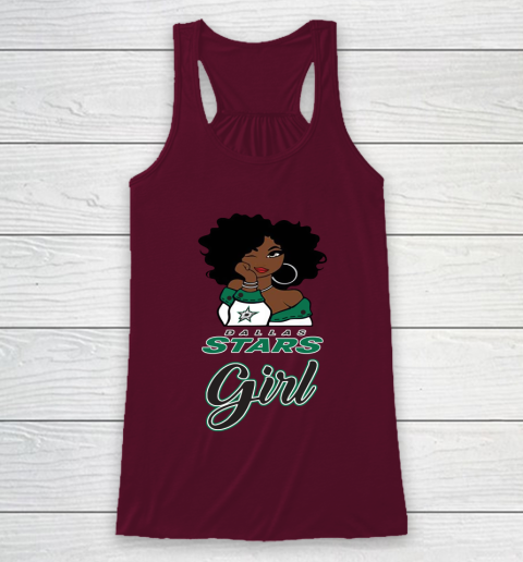 Dallas Stars Girl NHL Racerback Tank 3