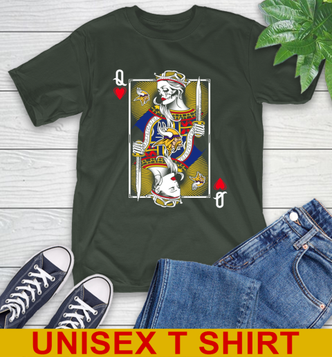 NFL Football Minnesota Vikings The Queen Of Hearts Card Shirt T-Shirt 6