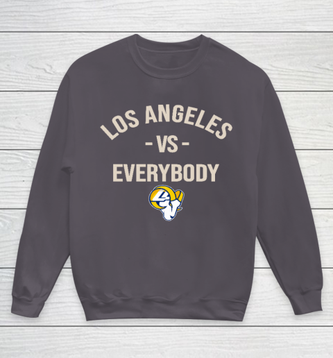 Los Angeles Rams Vs Everybody Youth Sweatshirt 5