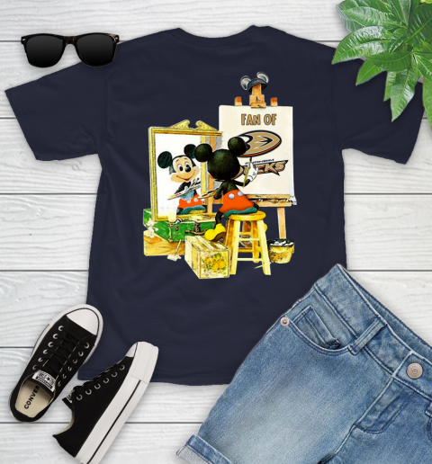 NHL Hockey Anaheim Ducks Mickey Drawing Shirt 95