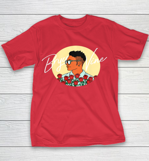Bryce Vine Merch Circular Roses Youth T-Shirt 7