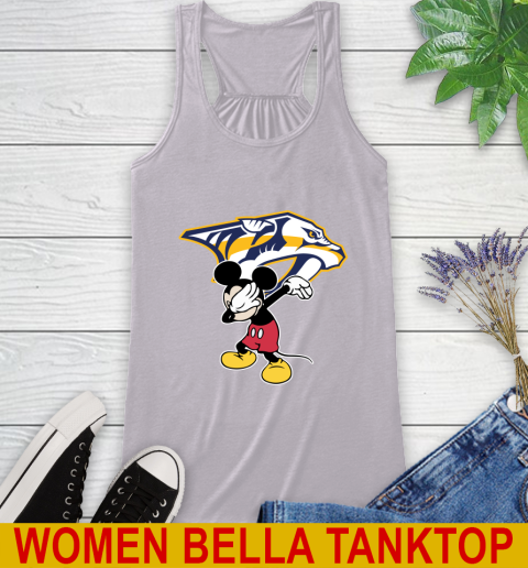Nashville Predators NHL Hockey Dabbing Mickey Disney Sports Racerback Tank 6 Nashville Predators NHL Hockey Dabbing Mickey Disney Sports Racerback Tank - Image 6