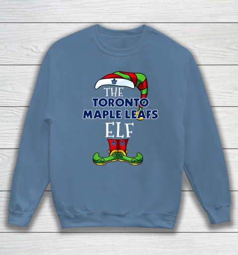 Toronto Maple Leafs Christmas ELF Funny NHL Sweatshirt 6