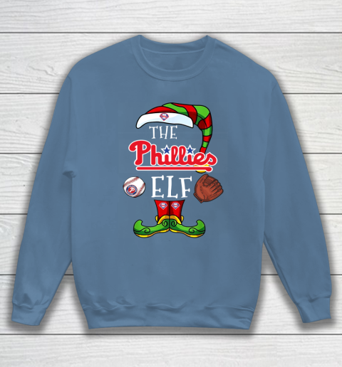 Philadelphia Phillies Christmas ELF Funny MLB Sweatshirt 6