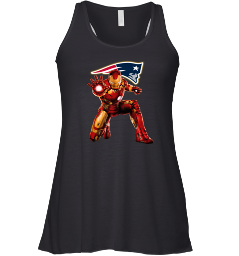 NFL Iron Man New England Patriots Racerback Tank