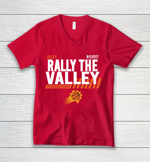 Rally The Valley Phoenixes Suns V-Neck T-Shirt 6