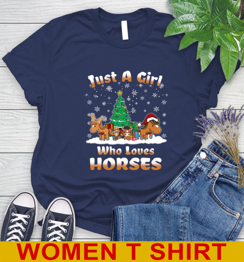 Christmas Just a girl who love horse 96