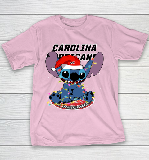 Carolina Hurricanes NHL Hockey noel stitch Christmas Youth T-Shirt 6 Carolina Hurricanes NHL Hockey noel stitch Christmas Youth T-Shirt - Image 6