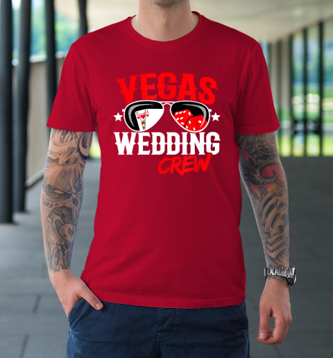 Las Vegas Wedding Party  Married in Vegas T-Shirt 8
