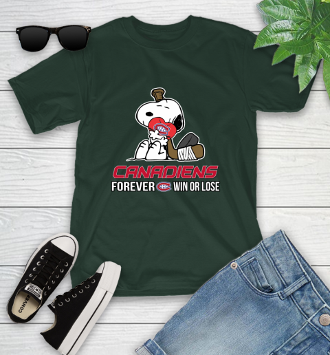 NHL The Peanuts Movie Snoopy Forever Win Or Lose Hockey Montreal Canadiens 107
