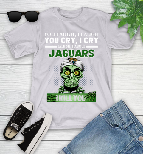 NFL Talk Shit About Jacksonville Jaguars I Kill You Achmed The Dead Terrorist Jeffrey Dunham Football Youth T-Shirt 4