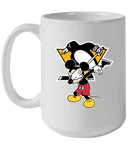 Pittsburgh Penguins NHL Hockey Dabbing Mickey Disney Sports Ceramic Mug 15oz