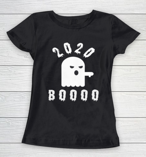 Ghost Boo 2020 Thumbs Down Funny Halloween Women's T-Shirt