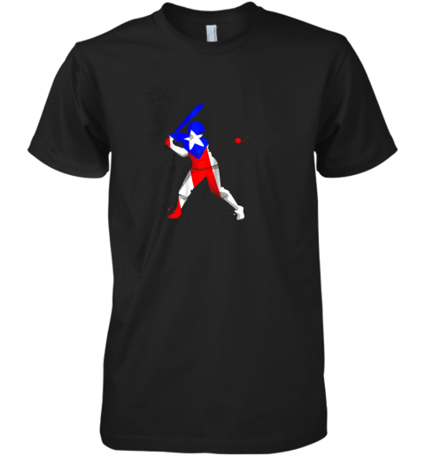 Puerto Rico Baseball Puerto Rican Flag Nuyori Classic Premium Men's T-Shirt