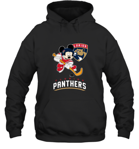 NHL Hockey Mickey Mouse Team Florida Panthers Hoodie