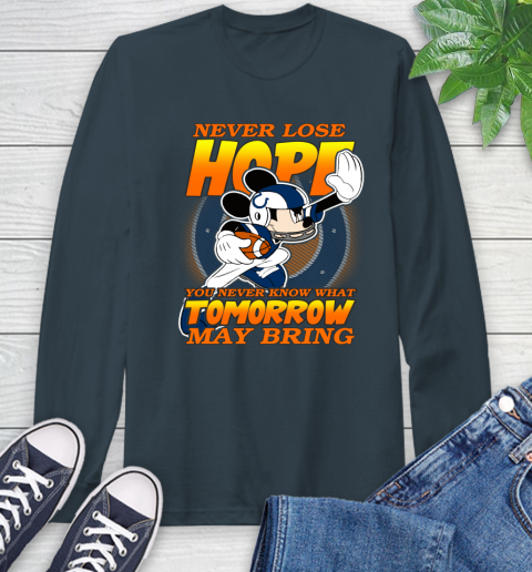 Indianapolis Colts NFL Football Mickey Disney Never Lose Hope Long Sleeve T-Shirt 9