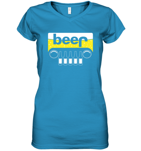 tnjh beer and jeep shirts women v neck t shirt 39 front sapphire