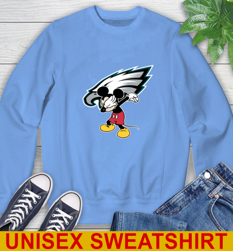 Philadelphia Eagles NFL Football Dabbing Mickey Disney Sports Sweatshirt 11