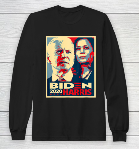 Joe Biden Kamala Harris Hope  Biden Harris 2020 Long Sleeve T-Shirt