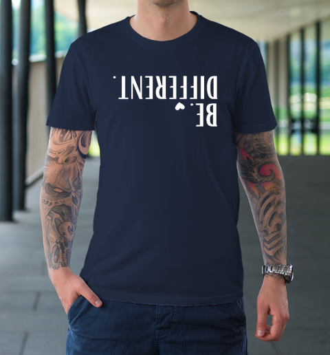 Funny Upside Down Be Different T-Shirt 2