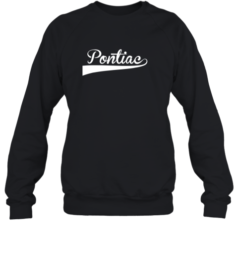 PONTIAC Baseball Styled Jersey Shirt Softball Sweatshirt