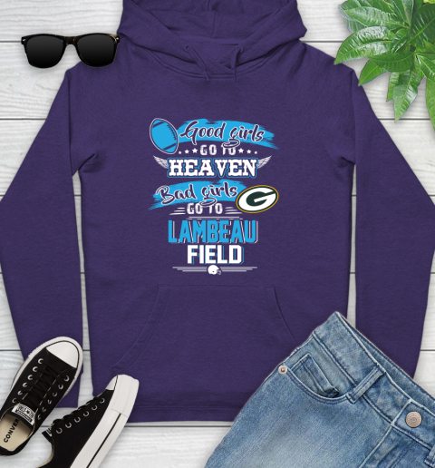 Green Bay Packers NFL Bad Girls Go To Lambeau Field Shirt Youth Hoodie 5