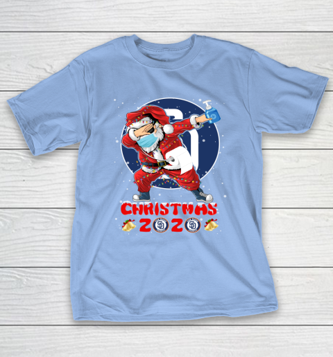 San Diego Padres Funny Santa Claus Dabbing Christmas 2020 MLB T-Shirt 10