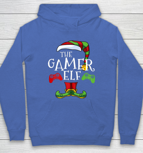 Gamer Elf Family Matching Christmas Funny Gaming Pajama Hoodie 6