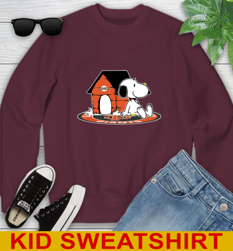 MLB Baseball San Francisco Giants Snoopy The Peanuts Movie Shirt Youth Sweatshirt 5