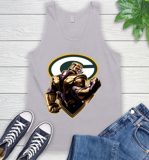 NFL Thanos Avengers Endgame Football Sports Green Bay Packers Tank Top 4