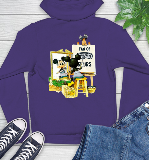 NBA Basketball San Antonio Spurs Mickey Drawing Shirt 17