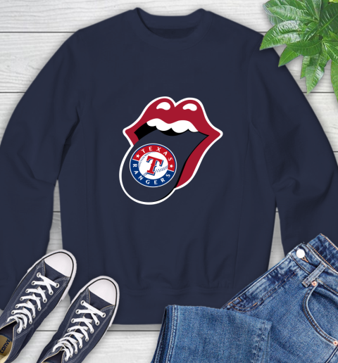 Texas Rangers MLB Baseball Lips I Root For My Team Adoring Fan 27
