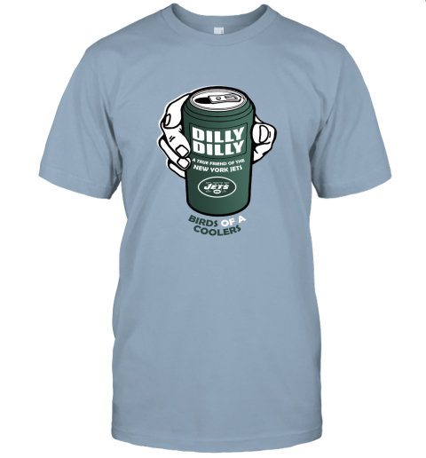 Bud Light Dilly Dilly! New York Jets Birds Of A Cooler Unisex Jersey Tee