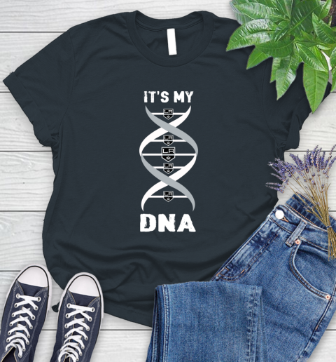 Los Angeles Kings NHL Hockey It's My DNA Sports Women's T-Shirt 8