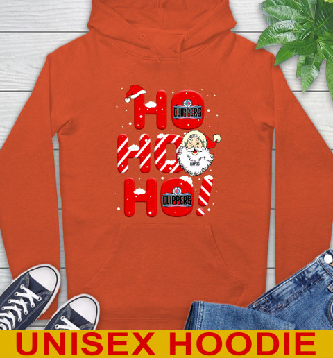 LA Clippers NBA Basketball Ho Ho Ho Santa Claus Merry Christmas Shirt Hoodie 4