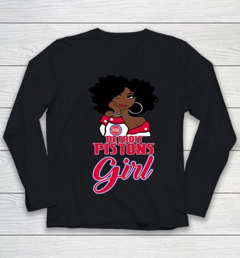 Detroit Pistons Girl NBA Youth Long Sleeve