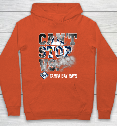 MLB Tampa Bay Rays Baseball Can't Stop Vs Rays Hoodie 3