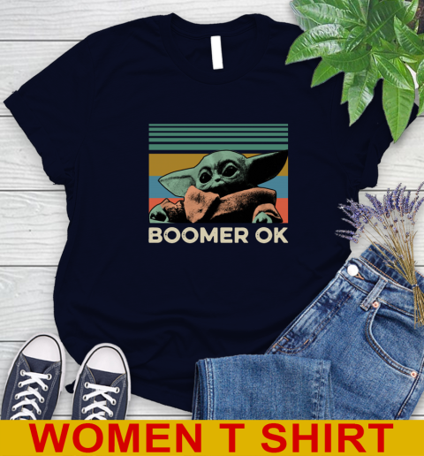 Baby Yoda Boomer OK Star Wars Vintage Shirts 86